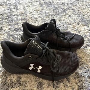Under Armour Charged Escape 4 Black Womens 7.5 Training Running Shoes